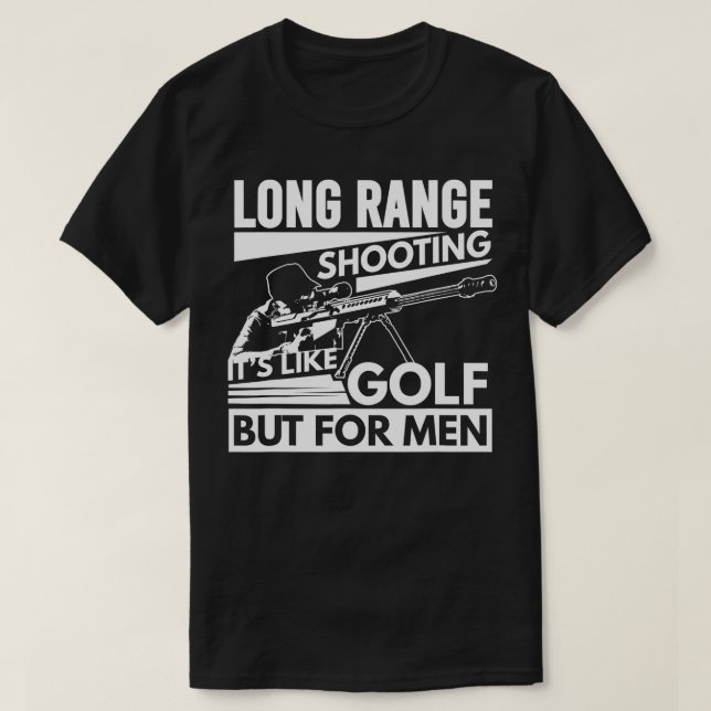 Langes Spielfeld wie Golf, aber für Männer T-Shirt (Design vorne)