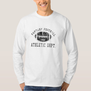 Langes T-Shirt Hülse des Fantasie-Fußballs