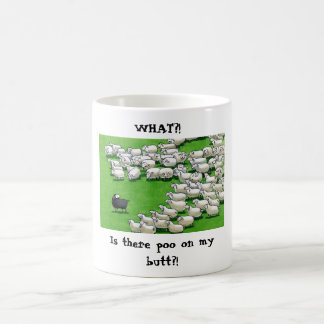 Langes verlorenes Lamm: klebriger Hintern Kaffeetasse