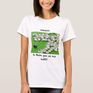 Langes verlorenes Lamm: klebriger Hintern T-Shirt