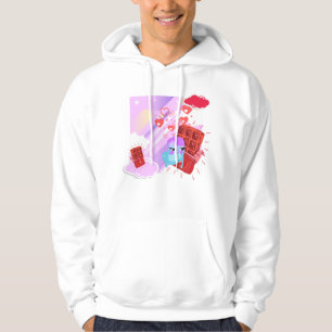 Langeweile Kawaii-Bohne und Schokoladenträume Hoodie