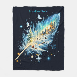 Langflackenflocke Fleece Blanket