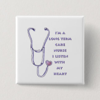 Langfristige Pflegekurse Stethoscope Button