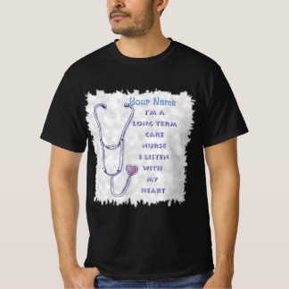 Langfristige Pflegekurse Stethoscope T-Shirt