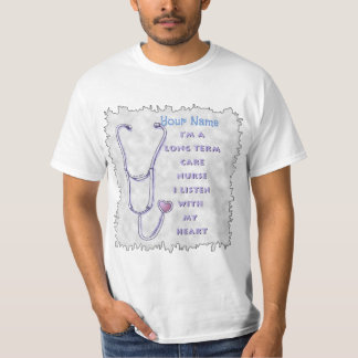 Langfristige Pflegekurse Stethoscope T-Shirt