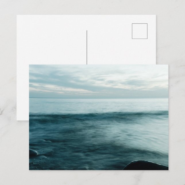 Langfristiges Meer Postkarte (Vorne/Hinten)