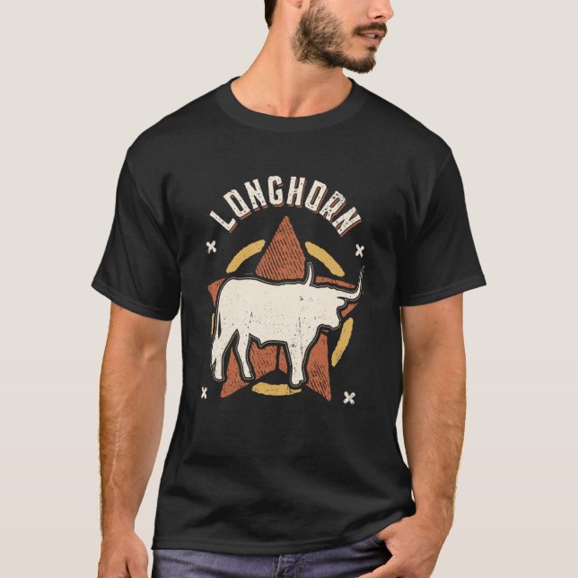 Langfristiges Vintages Retro-Klassisches Tier T-Shirt (Vorderseite)