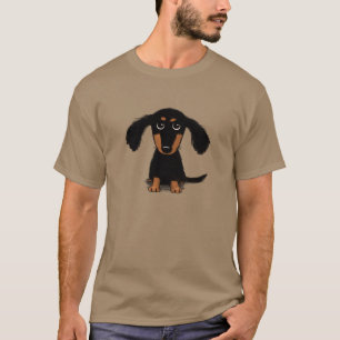Langhaar-Dackel-Welpe T-Shirt