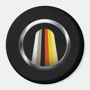 Langhaar Stolz Magnet
