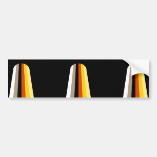 Langhaar-Stolzflagge Autoaufkleber