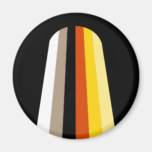 Langhaar-Stolzflagge Magnet