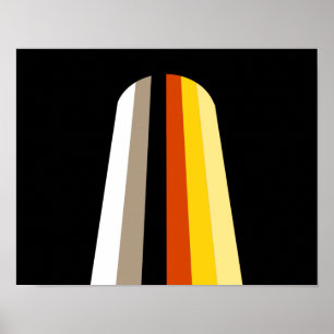 Langhaar-Stolzflagge Poster