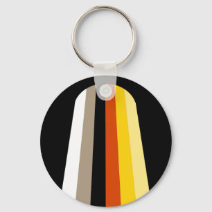 Langhaar-Stolzflagge Schlüsselanhänger