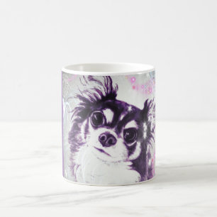 Langhaarige Chihuahua Kaffeetasse