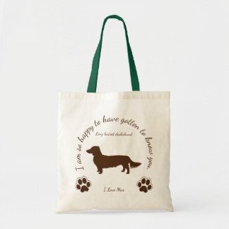 Langhaarige Dackeln für Sie und Ihren Hund ト. Tragetasche