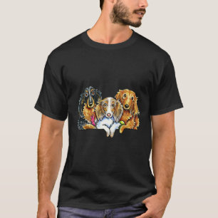 Langhaarige Dackeln T-Shirt