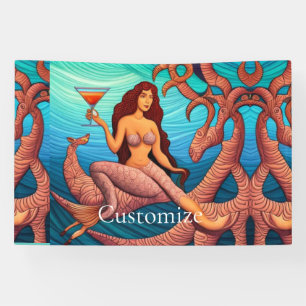 Langhaarige Martini Mermaid Thunder_Cove Banner