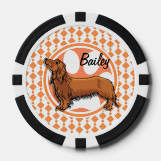 Langhaarige rote Dackel.png Pokerchips