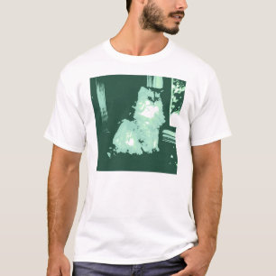 Langhaariger Cat Pop Art T-Shirt