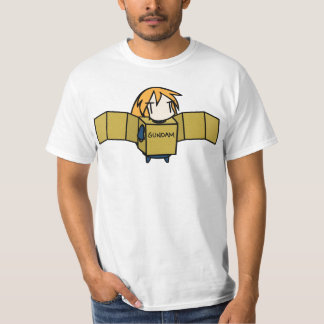 Langhaariger Charakter-Kasten Gundam T-Shirt