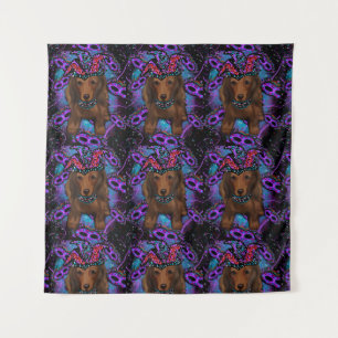 LANGHAARIGER ROTER DOXIE WANDTEPPICH
