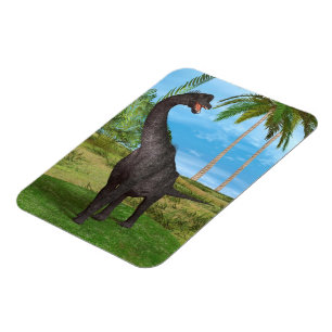 Langhals-Dinosaurier-Dschungel-Abenteuer Magnet