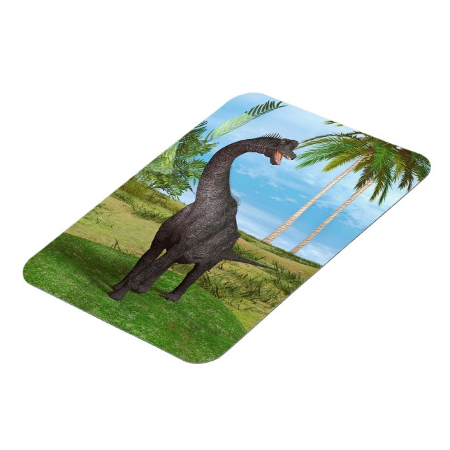 Langhalsdinosaurier-Dschungel-Abenteuer Magnet (Linke Seite)