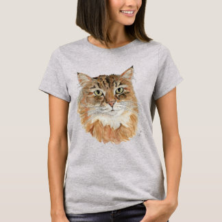 Långhårig katt T-Shirt