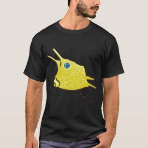 Langhorn-Rind-Fisch T-Shirt