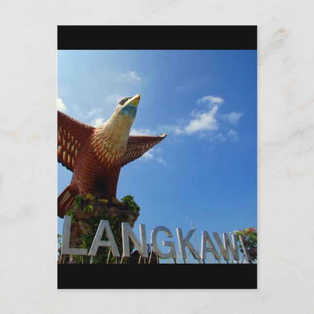 Langkawi-Adler Postkarte (Vorderseite)