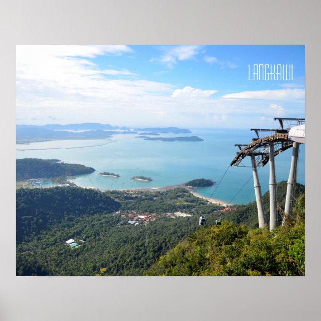 Langkawi Cable Car Besichtigung der Alpen Poster (Vorne)
