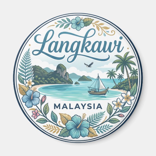 Langkawi Malaysia Magnet (Vorne)