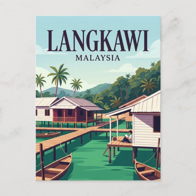 Langkawi Malaysia Postkarte (Vorderseite)