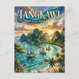 Langkawi Malaysia Postkarte