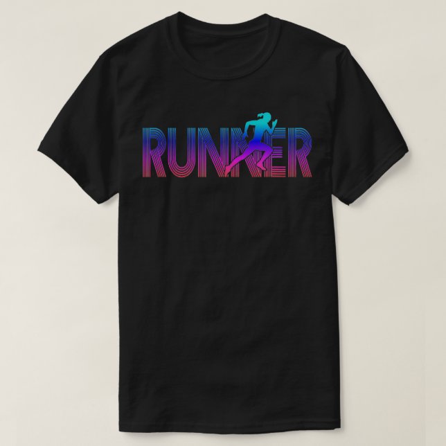 Langlauf-Langlauf-Marathon für Läufer R T-Shirt (Design vorne)