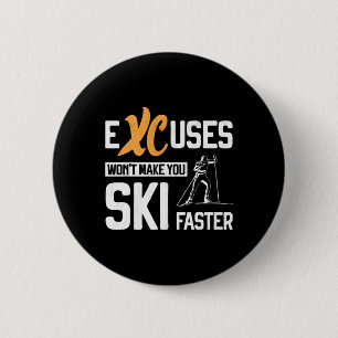 Langlauf XC Auszeichnungen Nordic Ski Biat Button