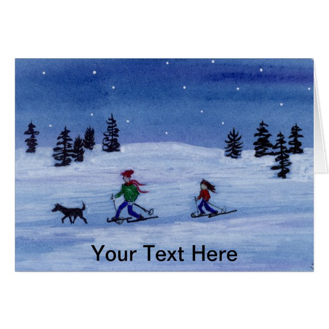 Langlaufen (Vorderseite (Horizontal))