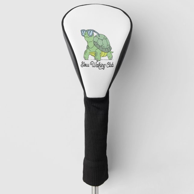 Langlaufen Club Niedlich Funny Turtle Golf Headcover (Vorderseite)