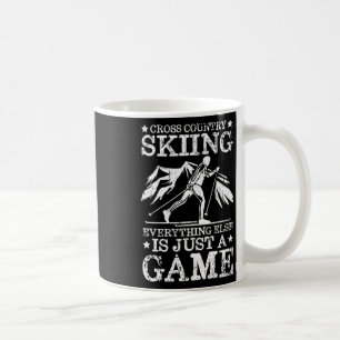 Langlaufen ist alles, was sonst noch ist, nur ein kaffeetasse