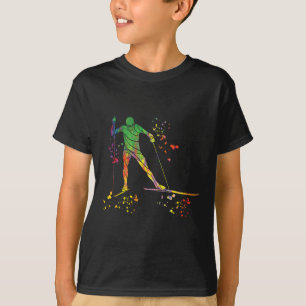 Langläufer Nordic Xc Skifahren _3  T-Shirt