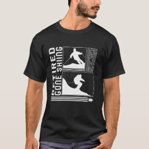 Langlaufloipe Skifahren Skier Winter Snowboard T-Shirt