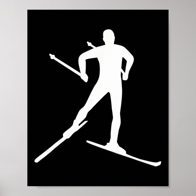 Langlaufski Poster (Vorne)