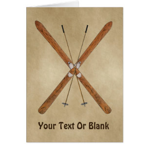 Langlaufskier und Polen