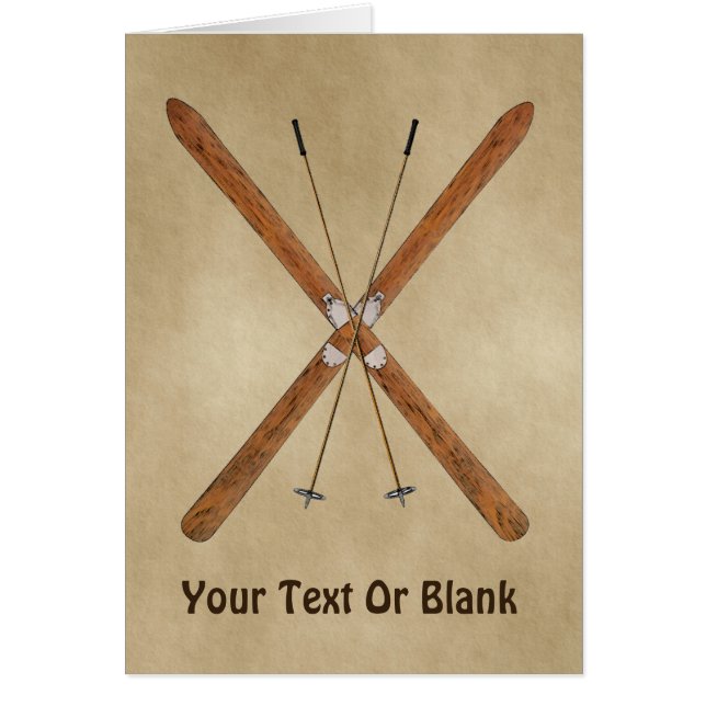 Langlaufskier und Polen (Vorne)