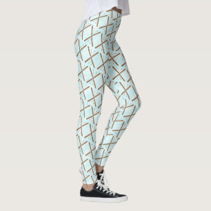 Langlaufskier und Polen Leggings