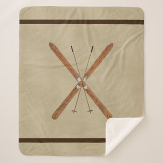 Langlaufskier und Polen Sherpadecke