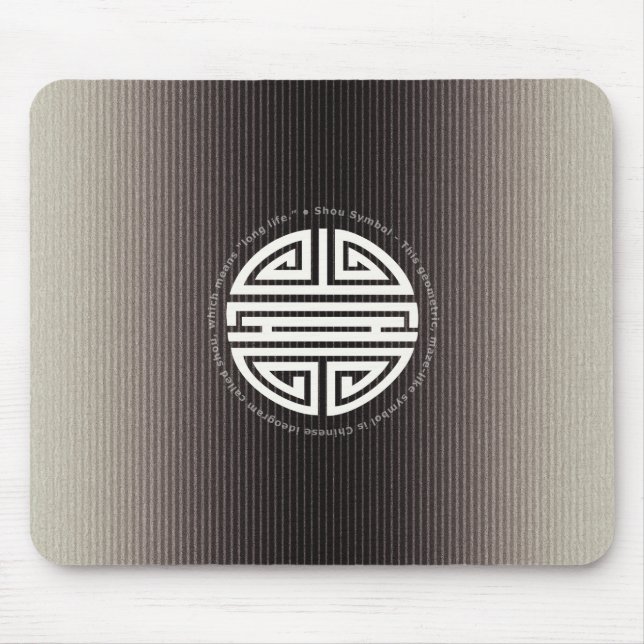 Langlebigkeit | Phantastisches chinesisches Zeiche Mousepad (Vorne)