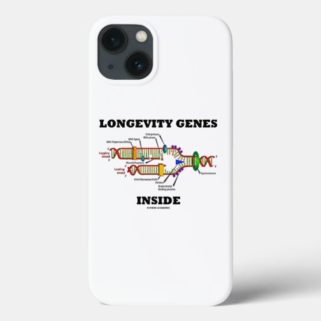 Langlebigkeits-Gene innerhalb des DNA-Replikations Case-Mate iPhone Hülle (Rückseite)