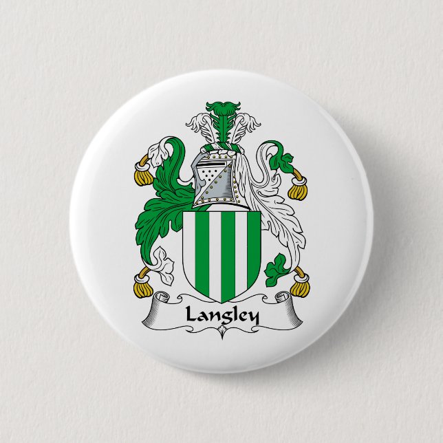 Langley Familienwappen Button (Vorderseite)