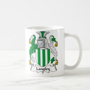 Langley Familienwappen Kaffeetasse